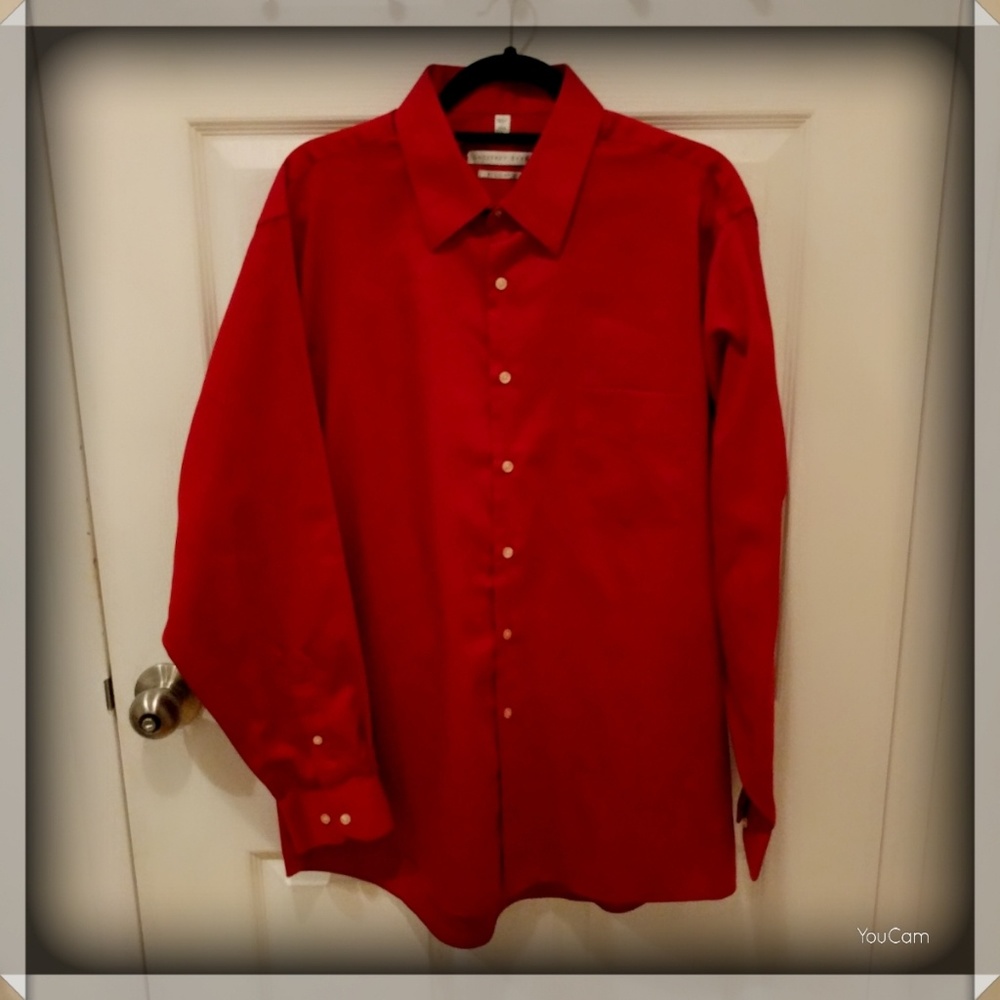 Geoffrey Beene Dress Shirt - Red